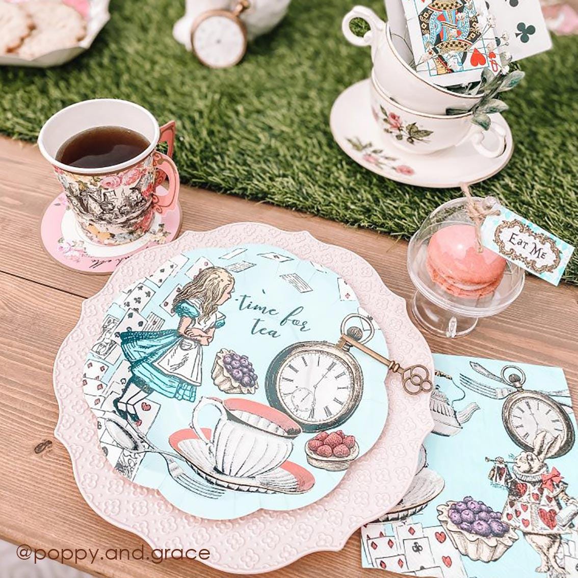 Truly Alice Mad Hatter Tea Party Curious Cake Domes