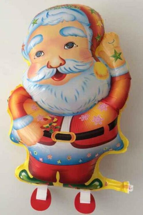 Father Christmas Shaped Walking Balloon
