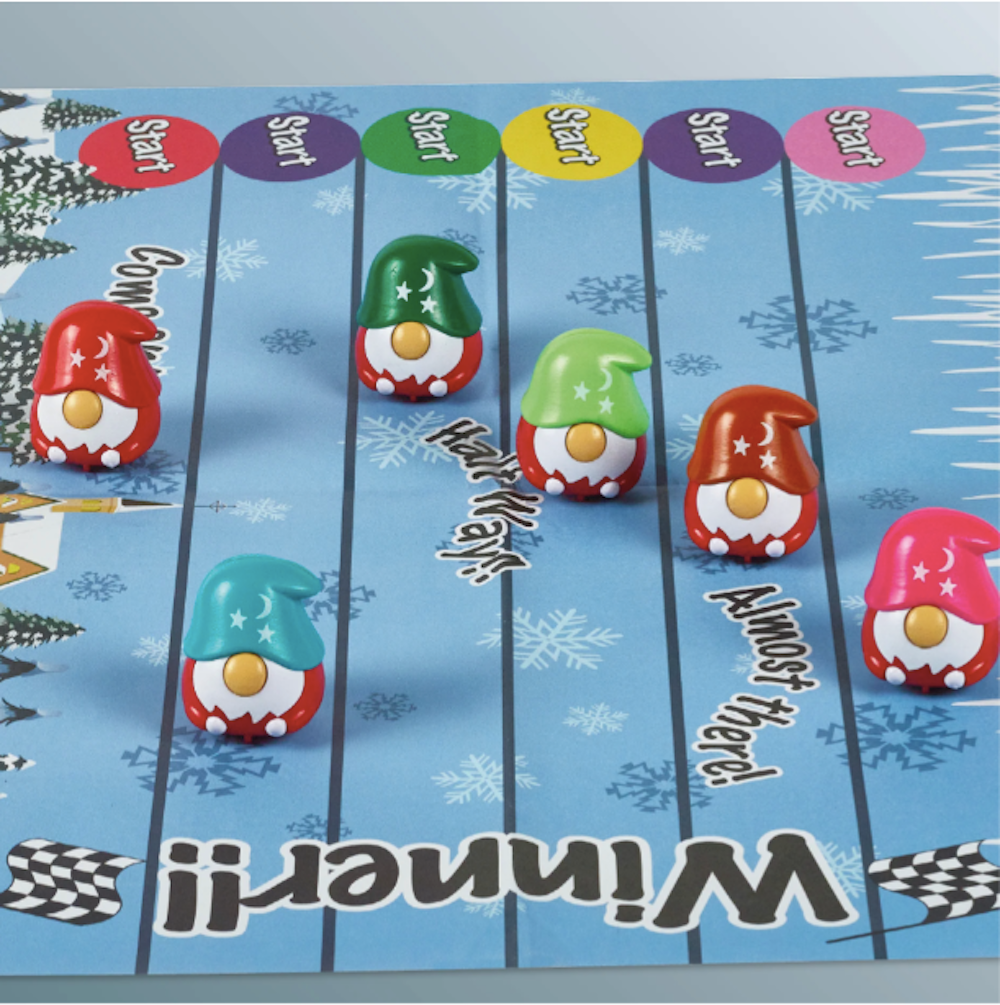 Racing Gnomes Large Handmade Luxury Christmas Crackers (6 Pack)