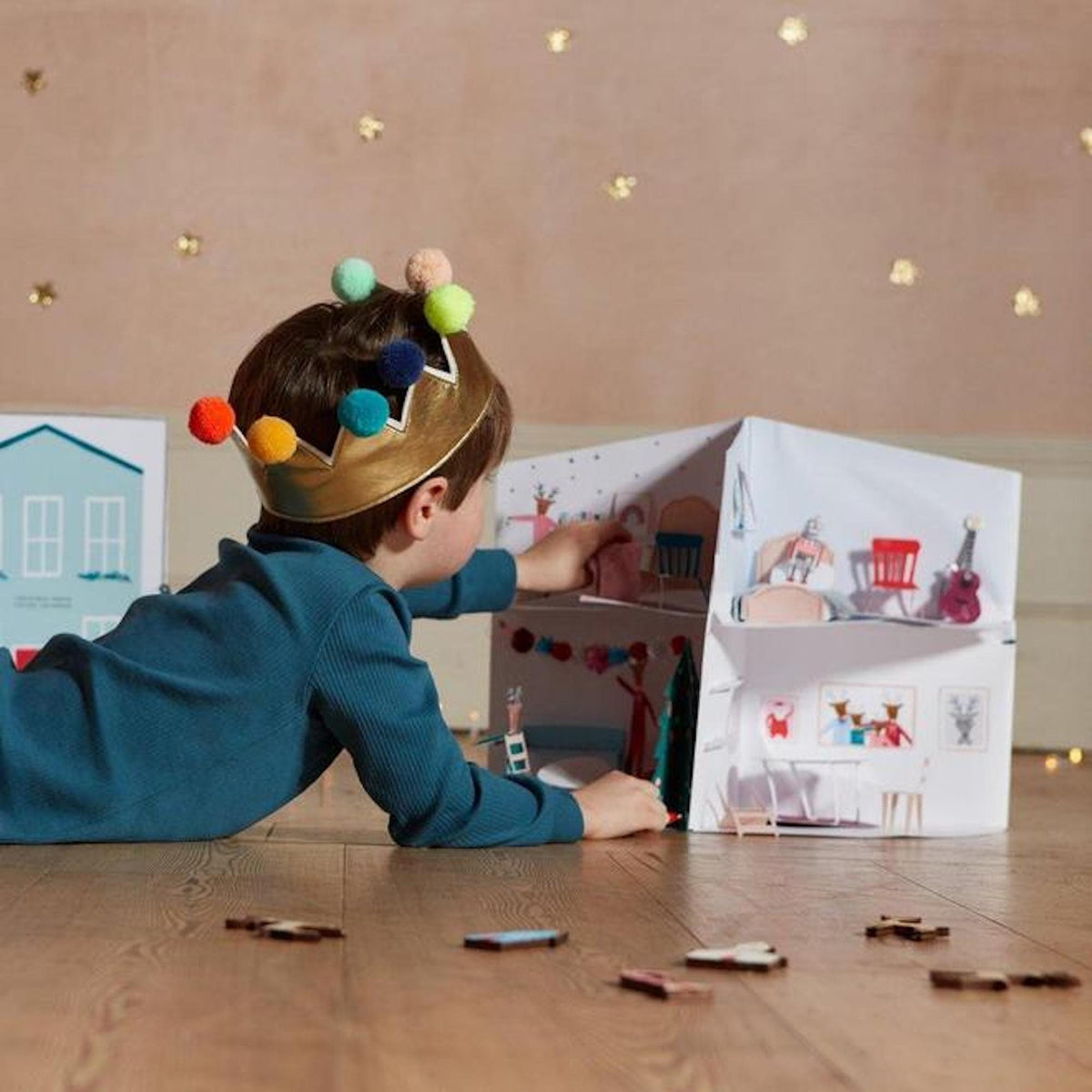 Luxury Festive House Paper Advent Calendar