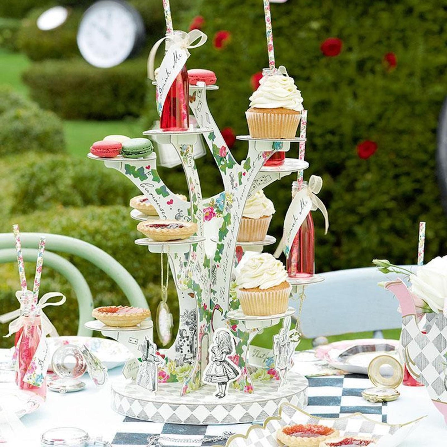 Truly Alice Party Tree Shaped Cupcake Cake Stand
