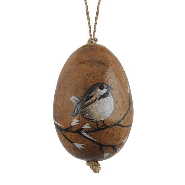 Hand Painted Bird on a Wooden Egg Many Designs