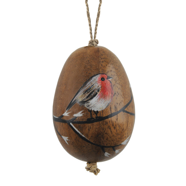 Hand Painted Bird on a Wooden Egg Many Designs
