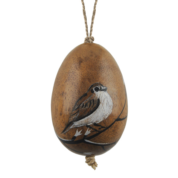 Hand Painted Bird on a Wooden Egg Many Designs