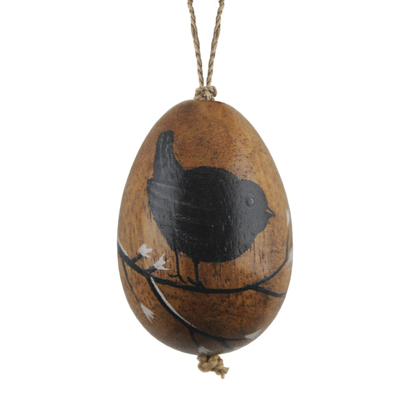 Hand Painted Bird on a Wooden Egg Many Designs