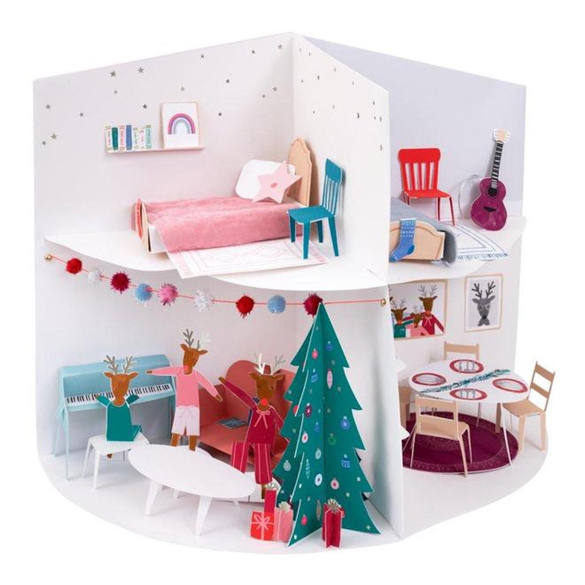 Luxury Festive House Paper Advent Calendar