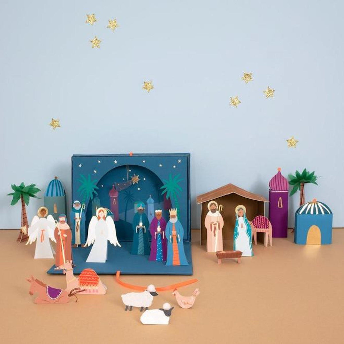 Luxury Nativity Paper Craft Advent Calendar