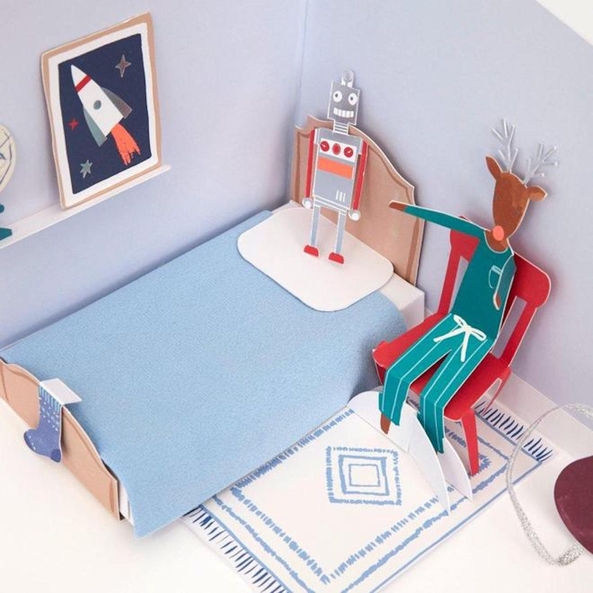 Luxury Festive House Paper Advent Calendar