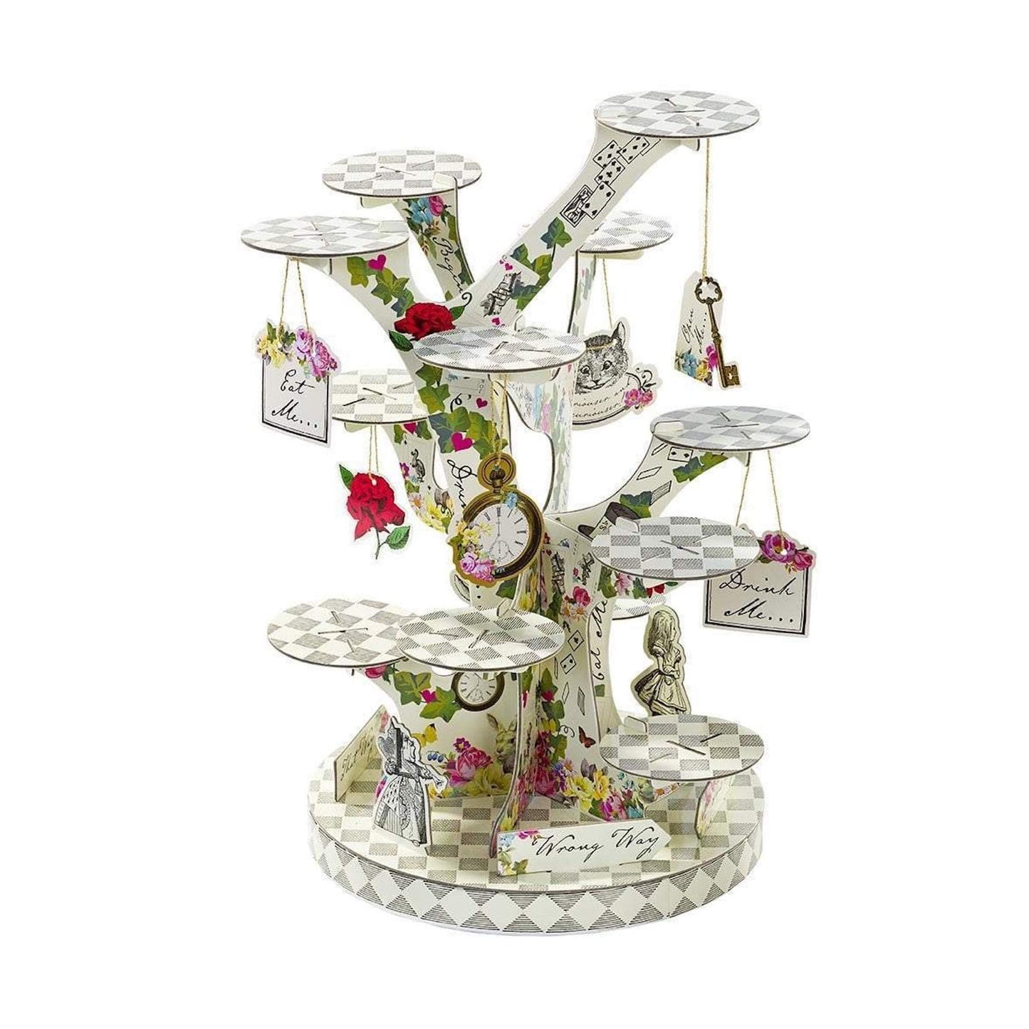 Truly Alice Party Tree Shaped Cupcake Cake Stand