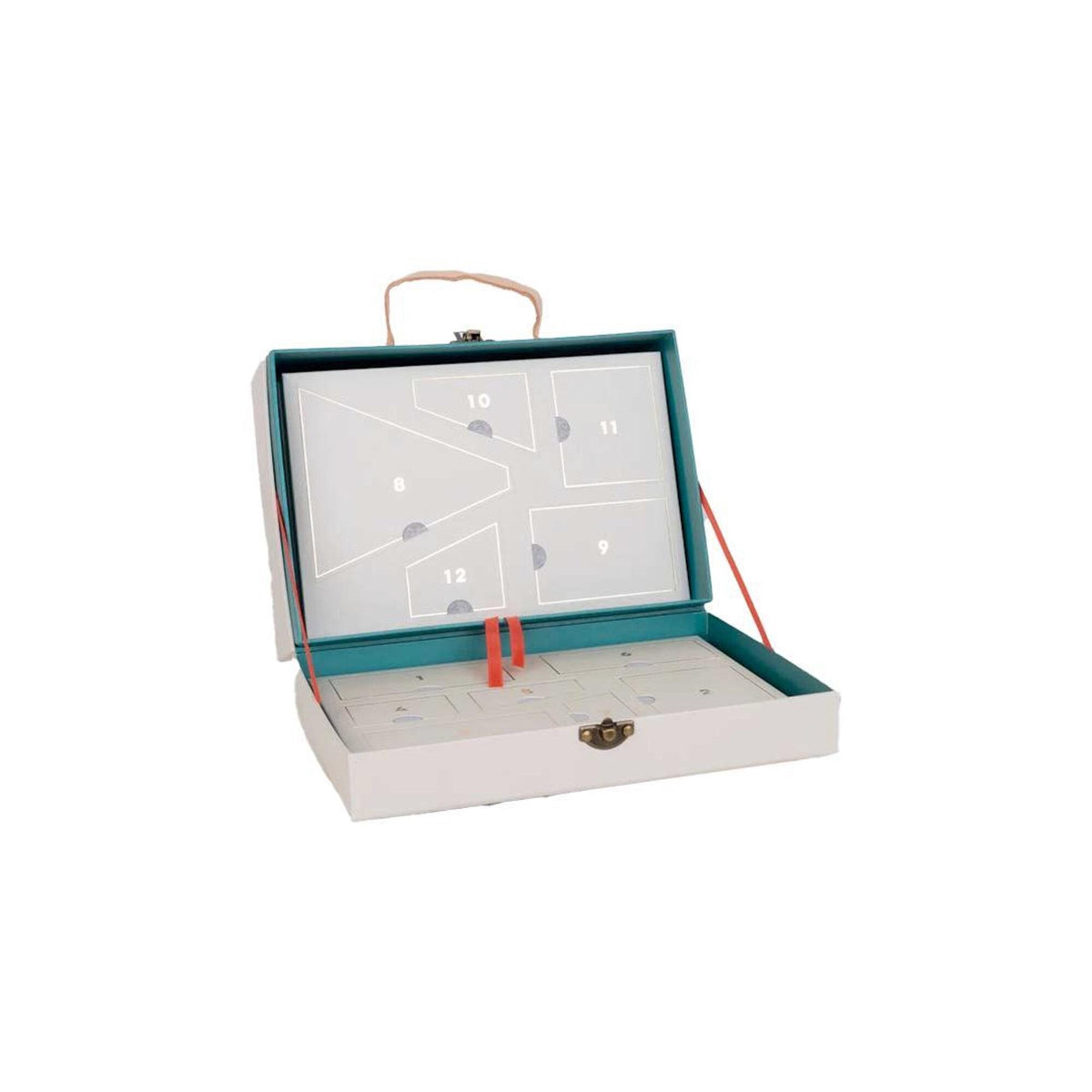 Luxury Wooden Railway Train Advent Calendar Suitcase