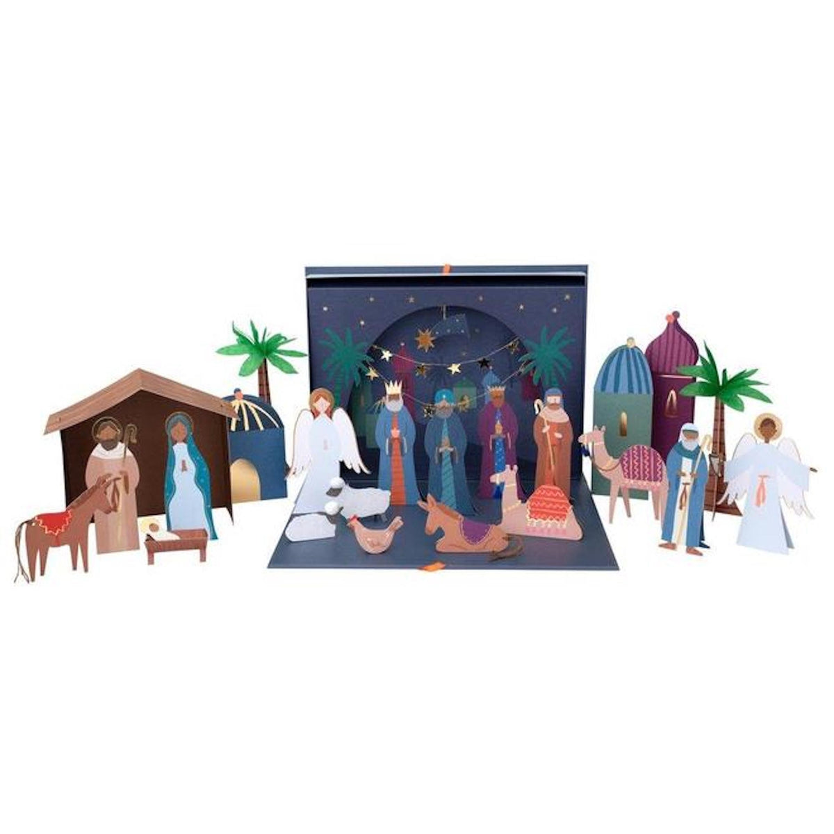 Luxury Nativity Paper Craft Advent Calendar