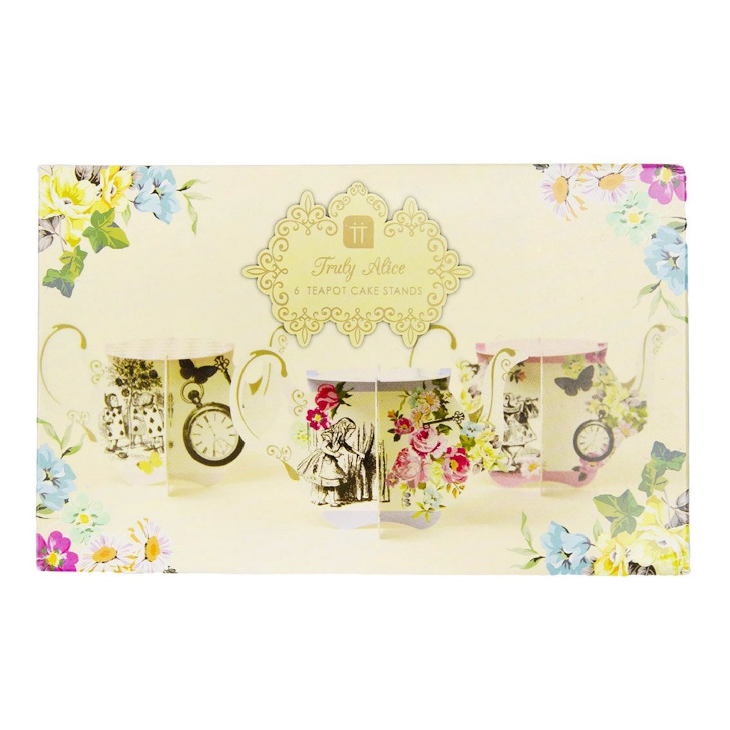 Truly Alice Mad Hatter Tea Party Teapot Cake Stands