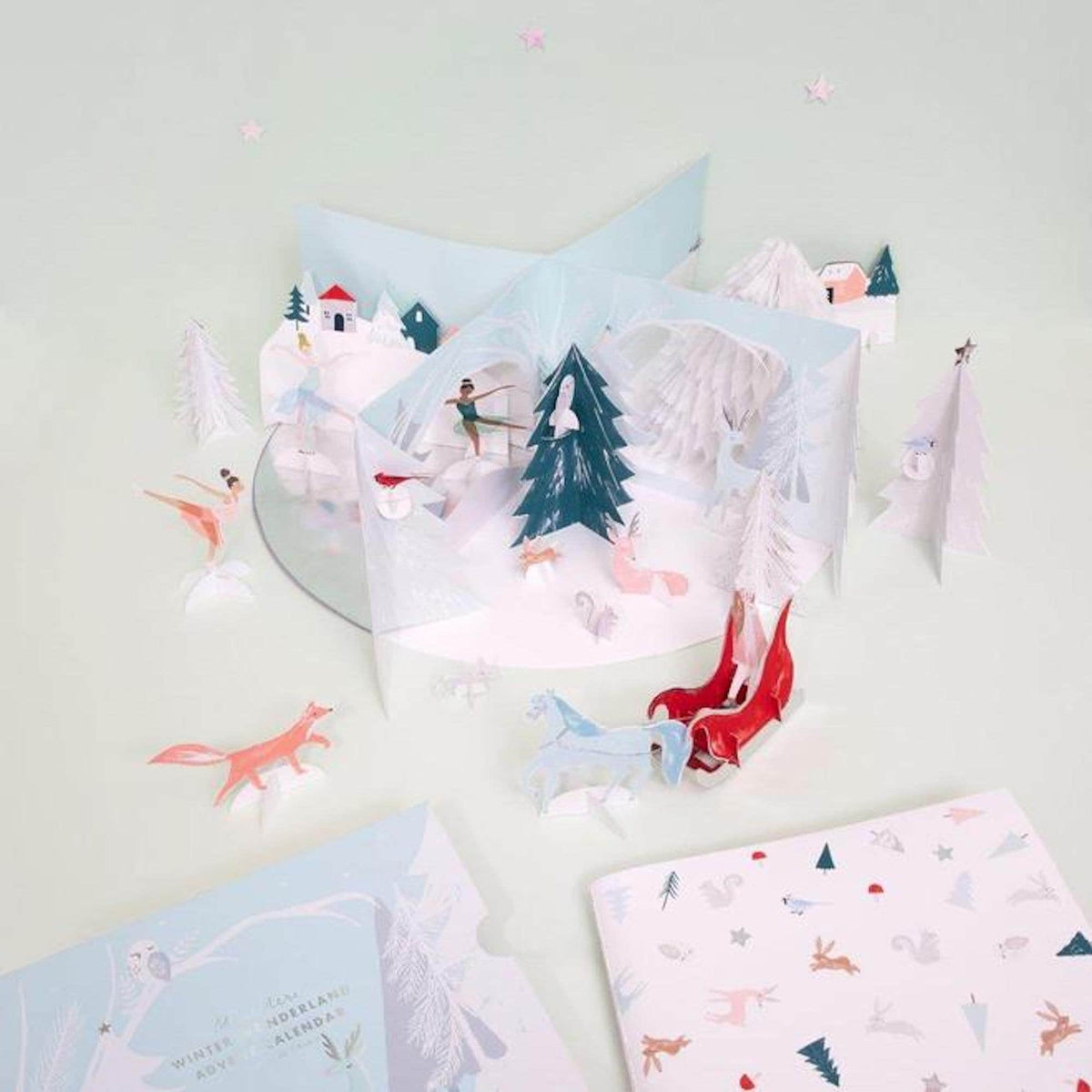 Luxury Winter Wonderland Paper Craft Advent Calendar