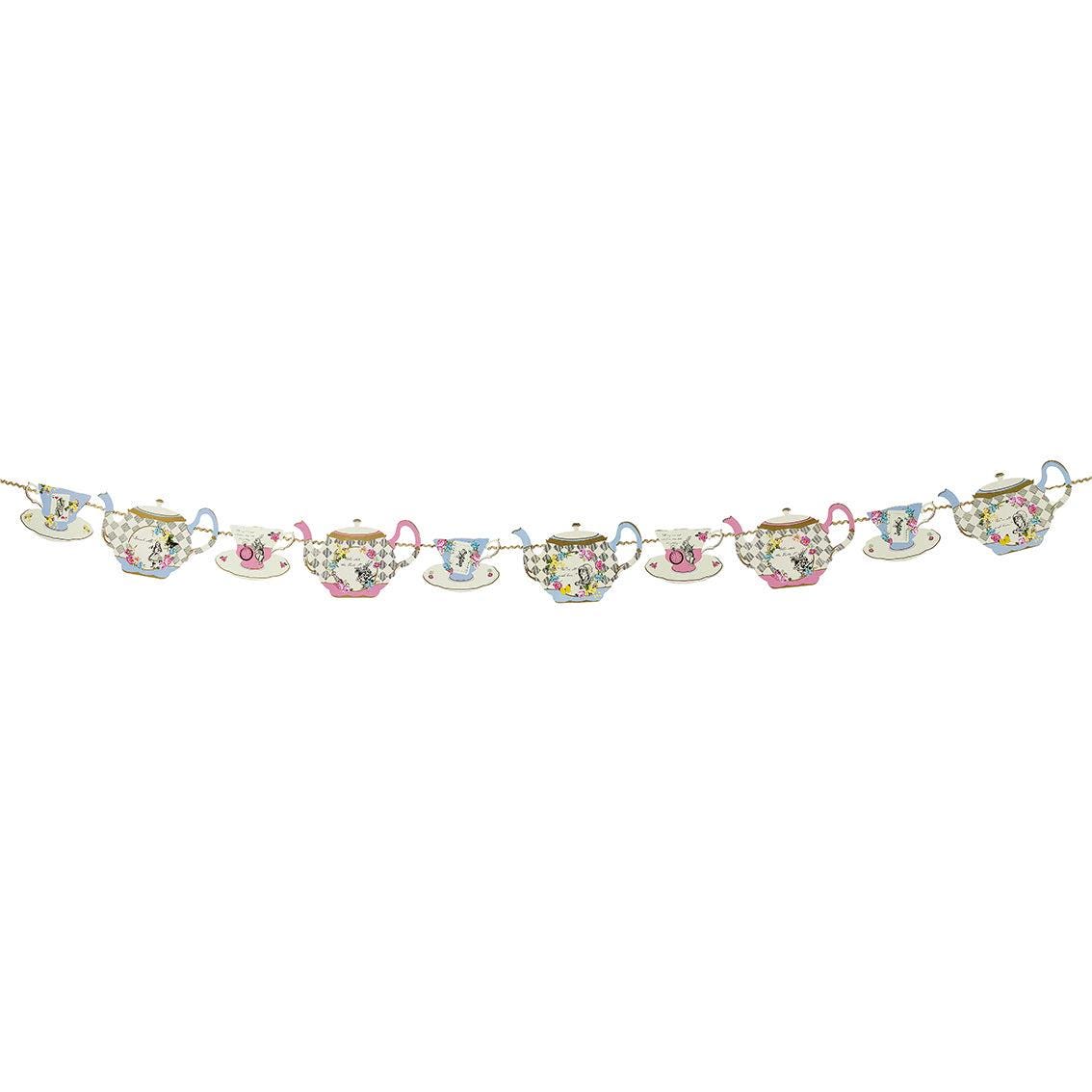 Truly Alice Mad Hatter Tea Party Teapot Bunting