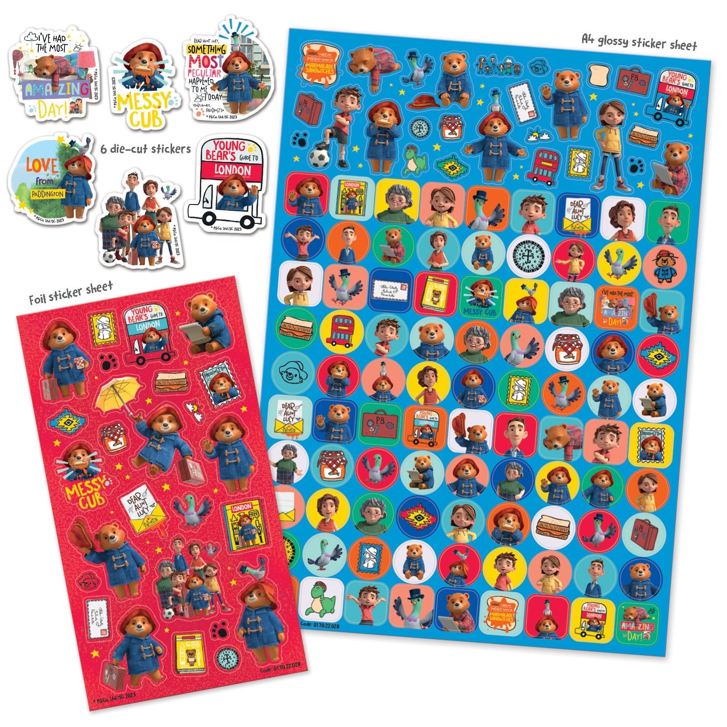 Adventures of Paddington Mega Pack of Stickers, A4 Size