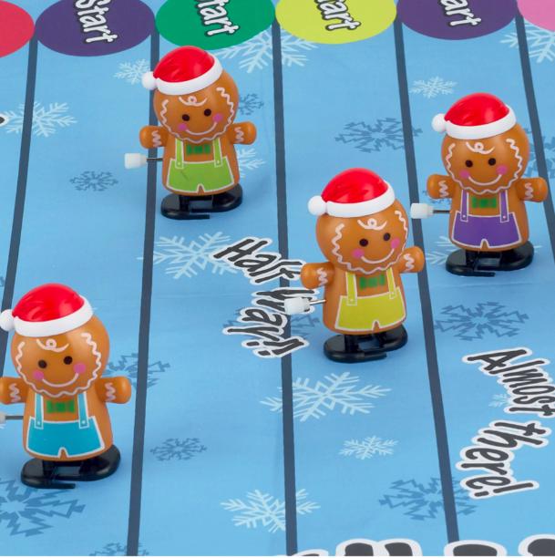 Racing Gingerbread Large Handmade Luxury Christmas Crackers (6 Pack)