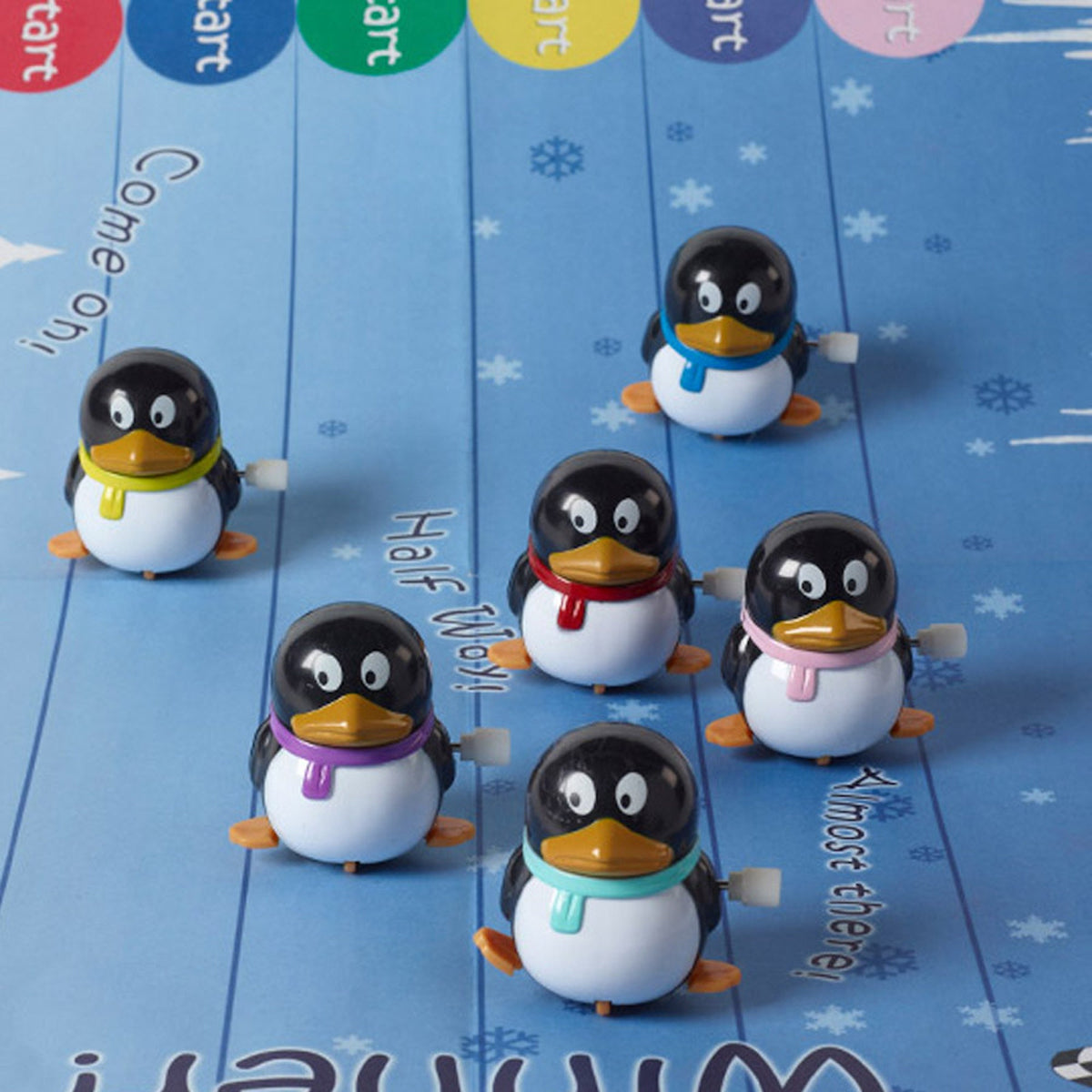 Racing Penguin Large Handmade Luxury Christmas Crackers (6 Pack)