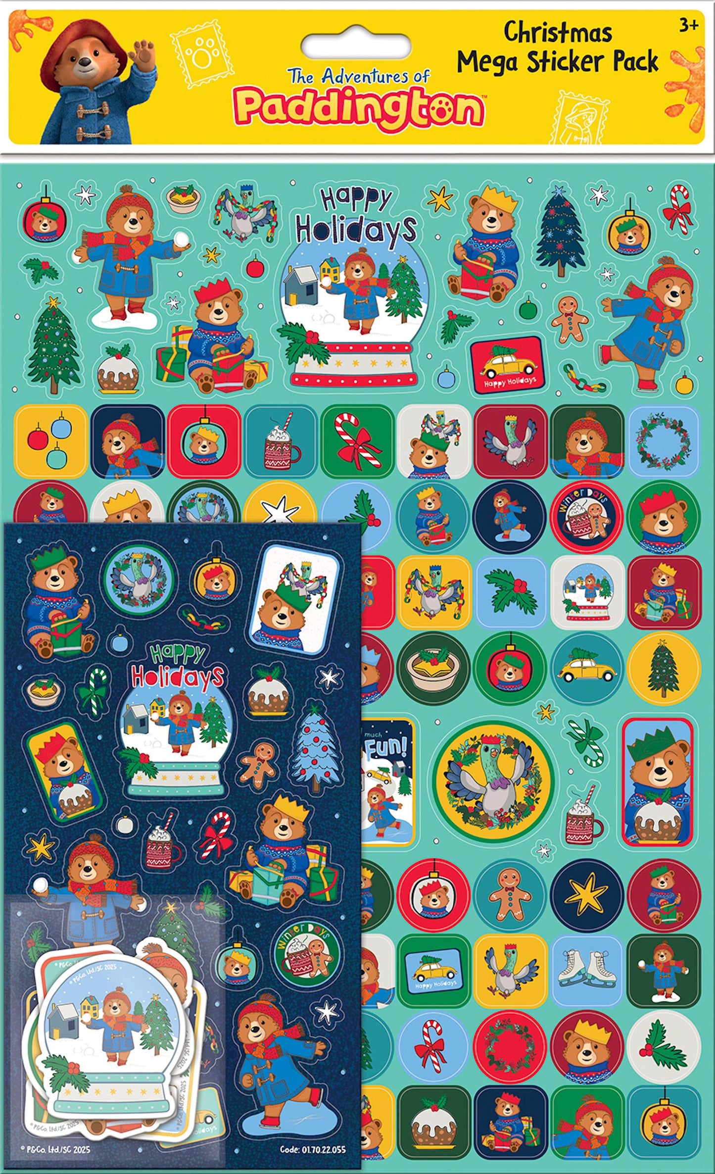 Adventures of Paddington Christmas Mega Stickers by Paper Projects