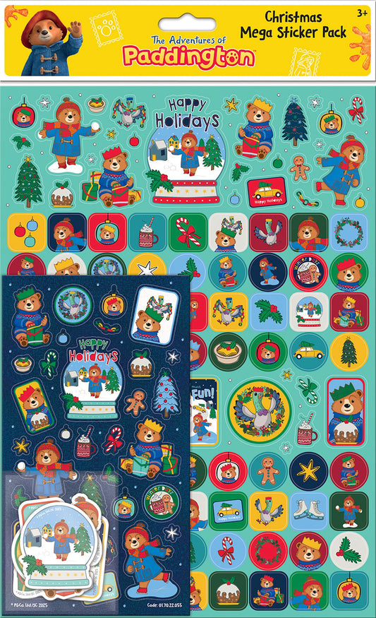 Adventures of Paddington Christmas Mega Stickers by Paper Projects