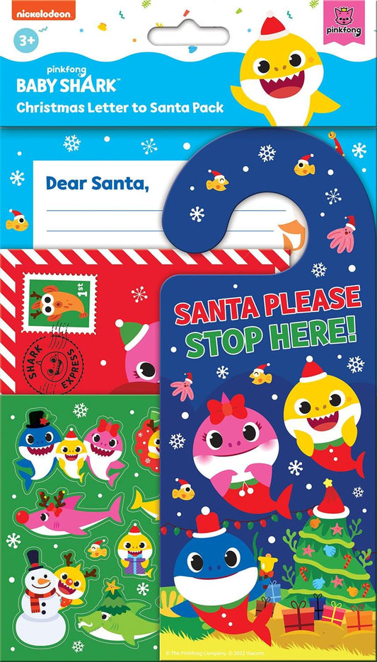 Baby Shark Christmas Letter to Santa by Paper Projects