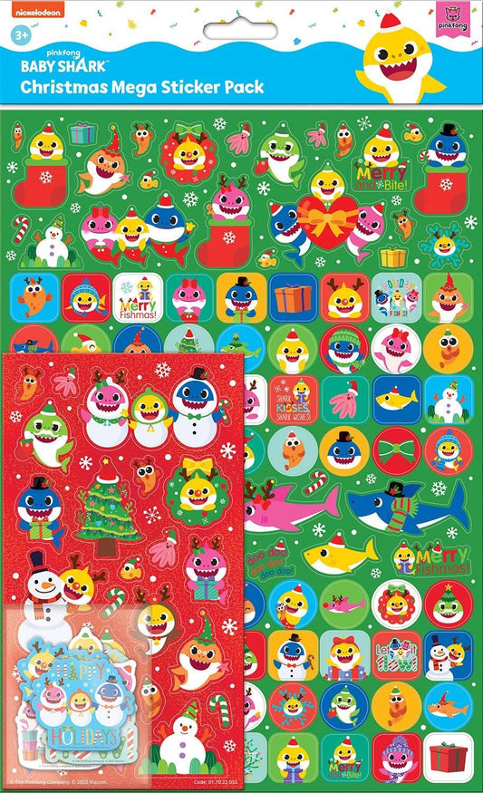 Baby Shark Christmas Mega Stickers by Paper Projects
