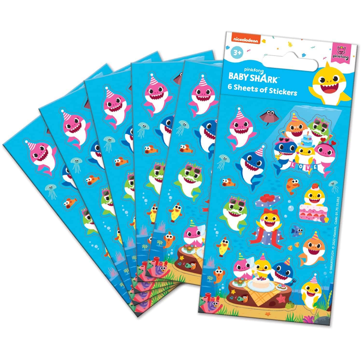 Baby Shark Party Stickers by Paper Projects