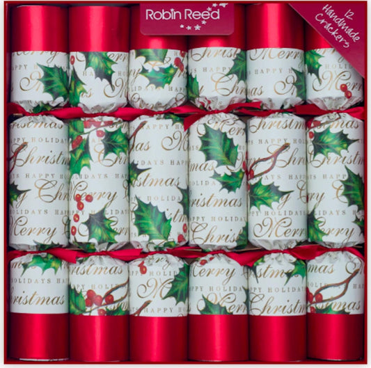 Bows and Berries Christmas Crackers by Robin Reed