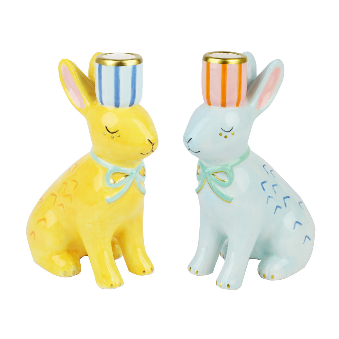 Ceramic Bunny Candle Holder by Talking Tables