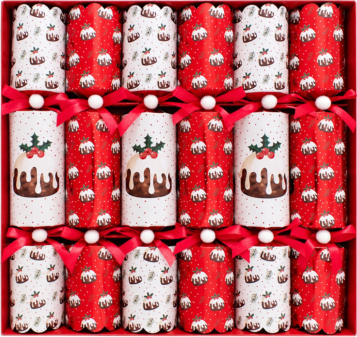 Christmas Pudding Large Traditional Crackers by Harvey and Mason