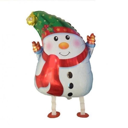 Christmas Snowman Walking Balloon - One Posh Party 