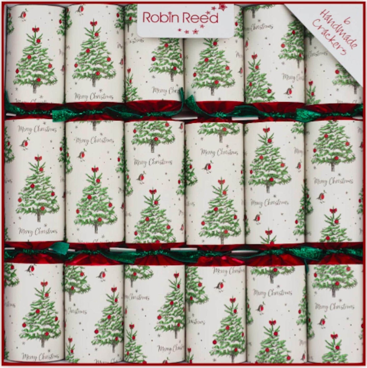 Christmas Trees Crackers by Robin Reed