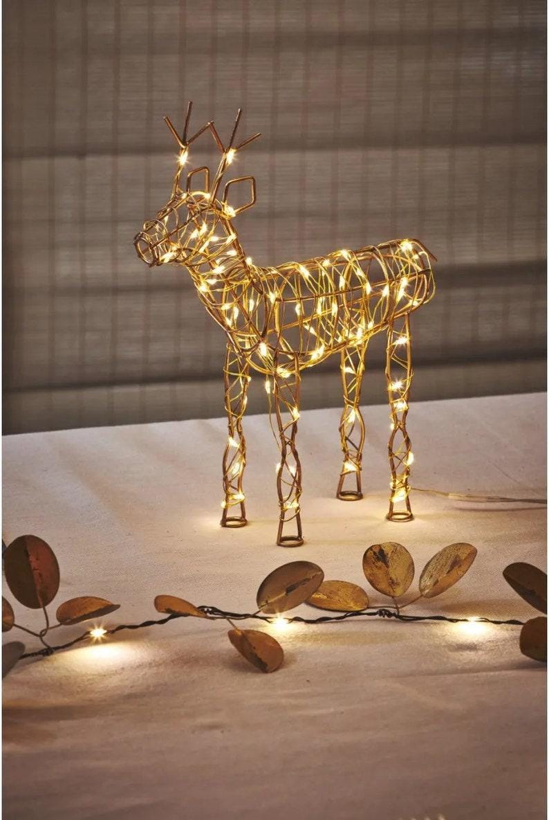 Christmas Wire LED Deer by Lightstyle of London 