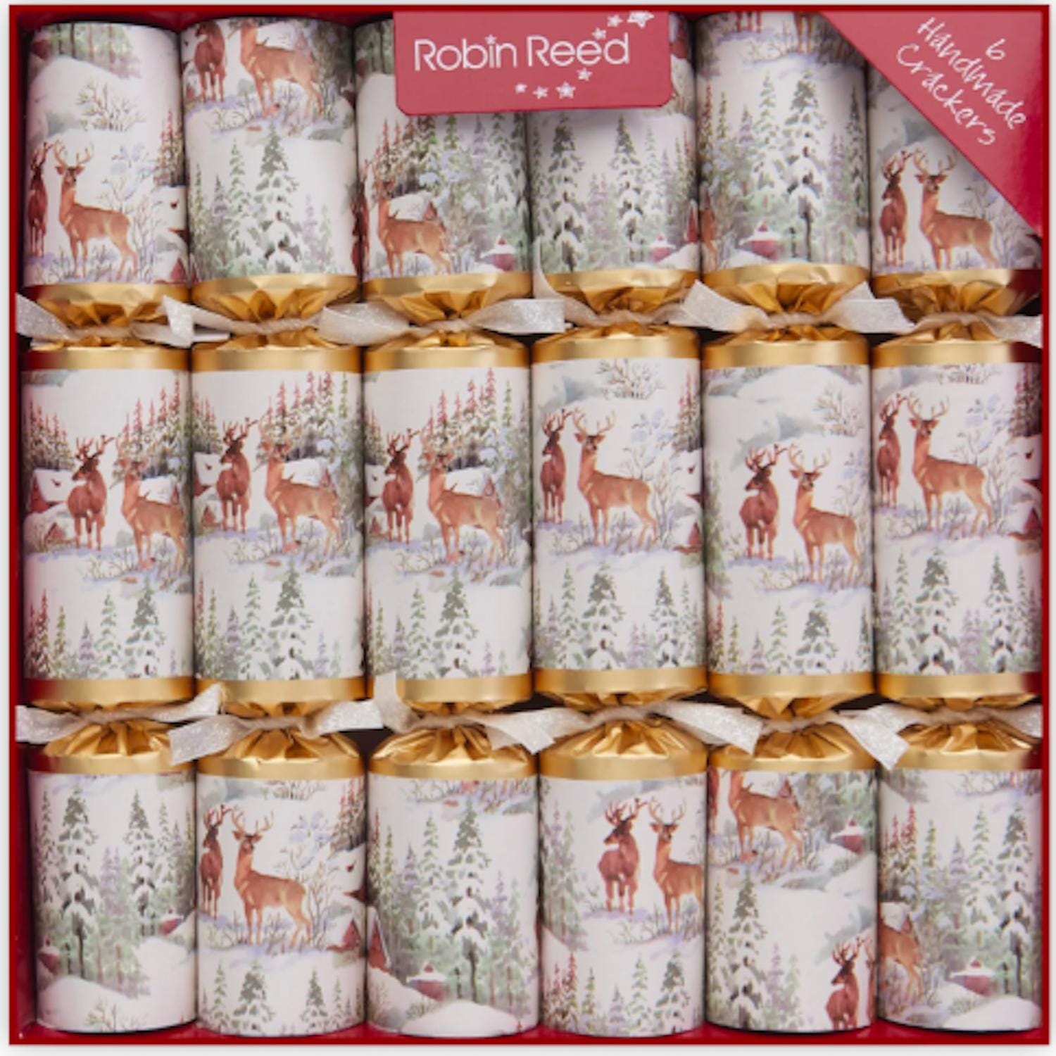 Deer Christmas Crackers by Robin Reed