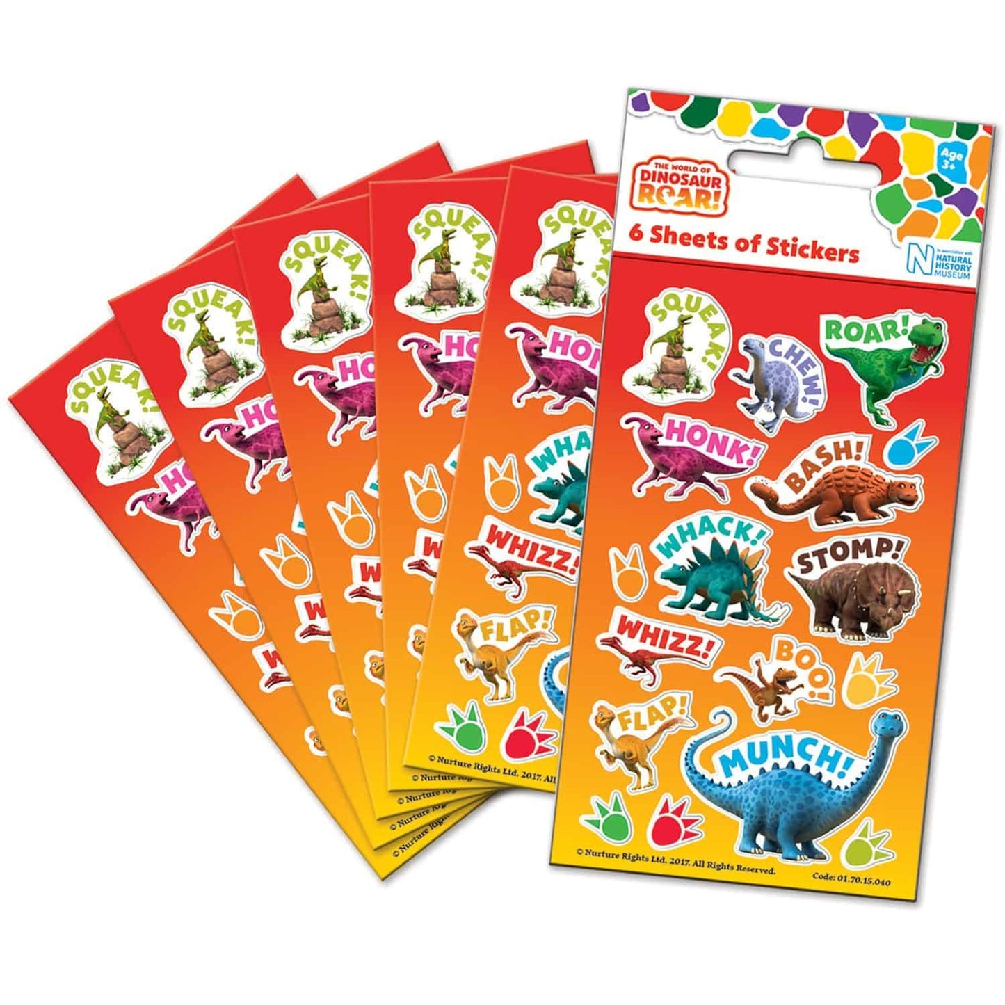 Dinosaur Roar Party Stickers by Paper Projects