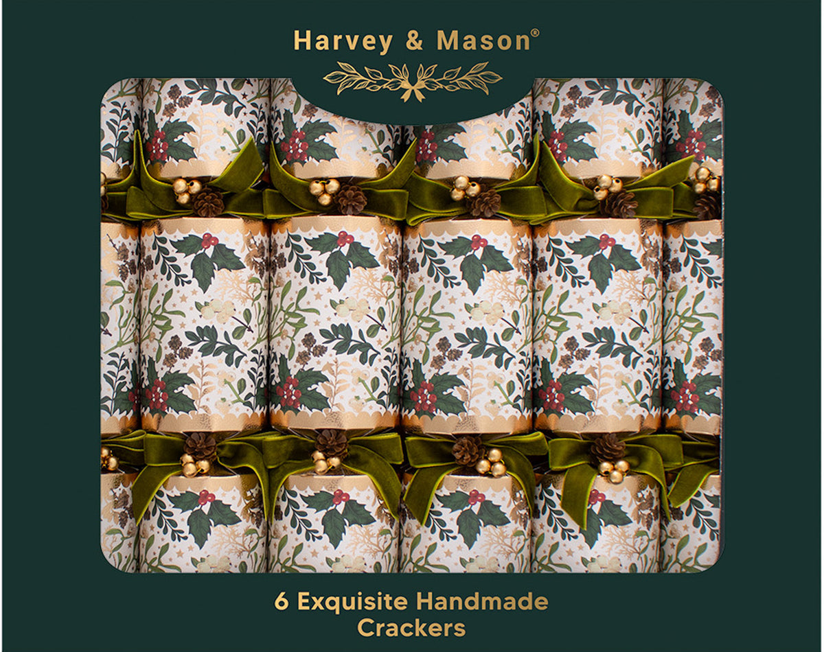 Exquisite Festive Foliage Extra Large Luxury Crackers - One Posh Party 