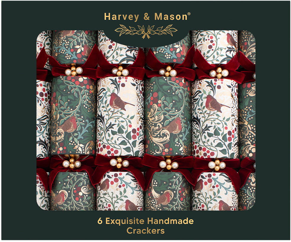 Exquisite Robin Luxury Christmas Crackers - One Posh Party