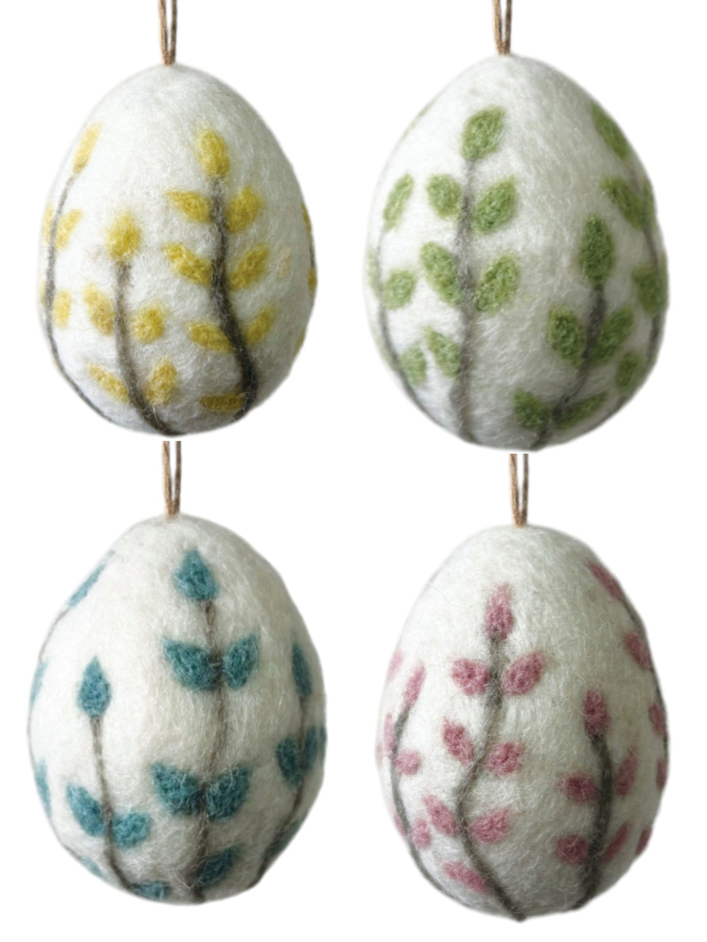 Floral Felt Egg by East of India