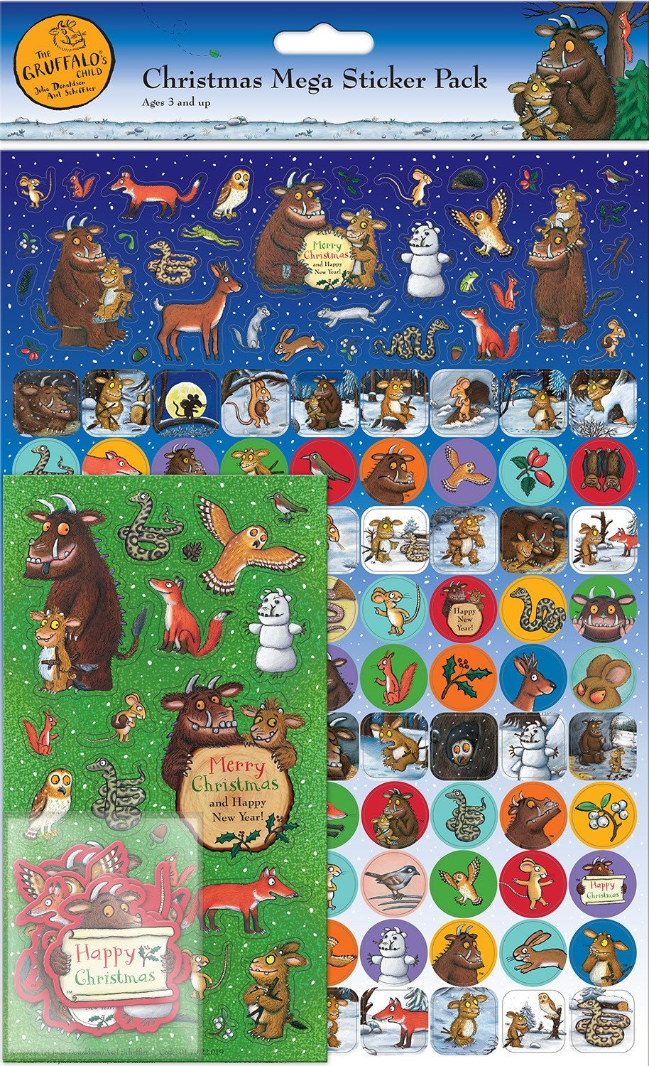 Gruffalo Child Christmas Mega Stickers by Paper Projects