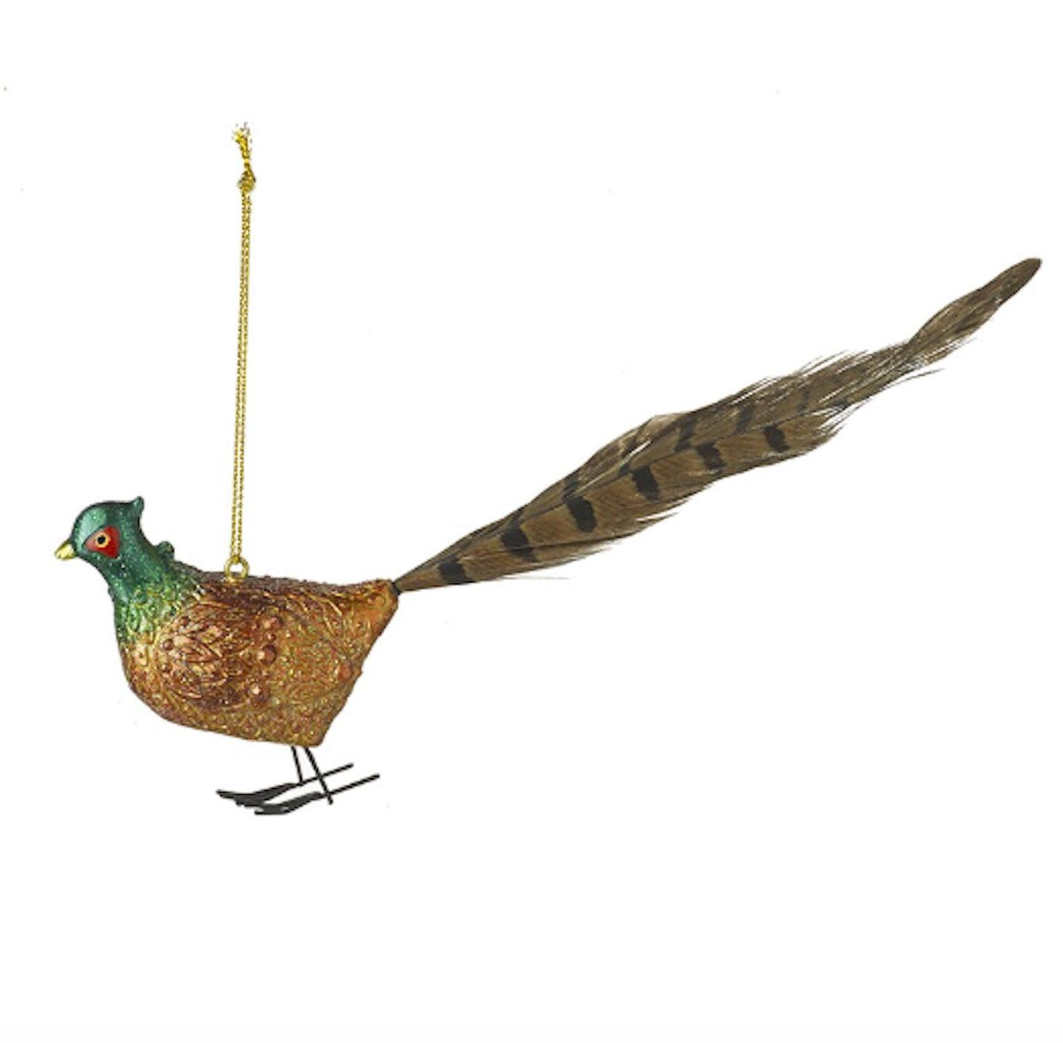 Hanging Christmas Pheasant Tree Decoration One Posh Party