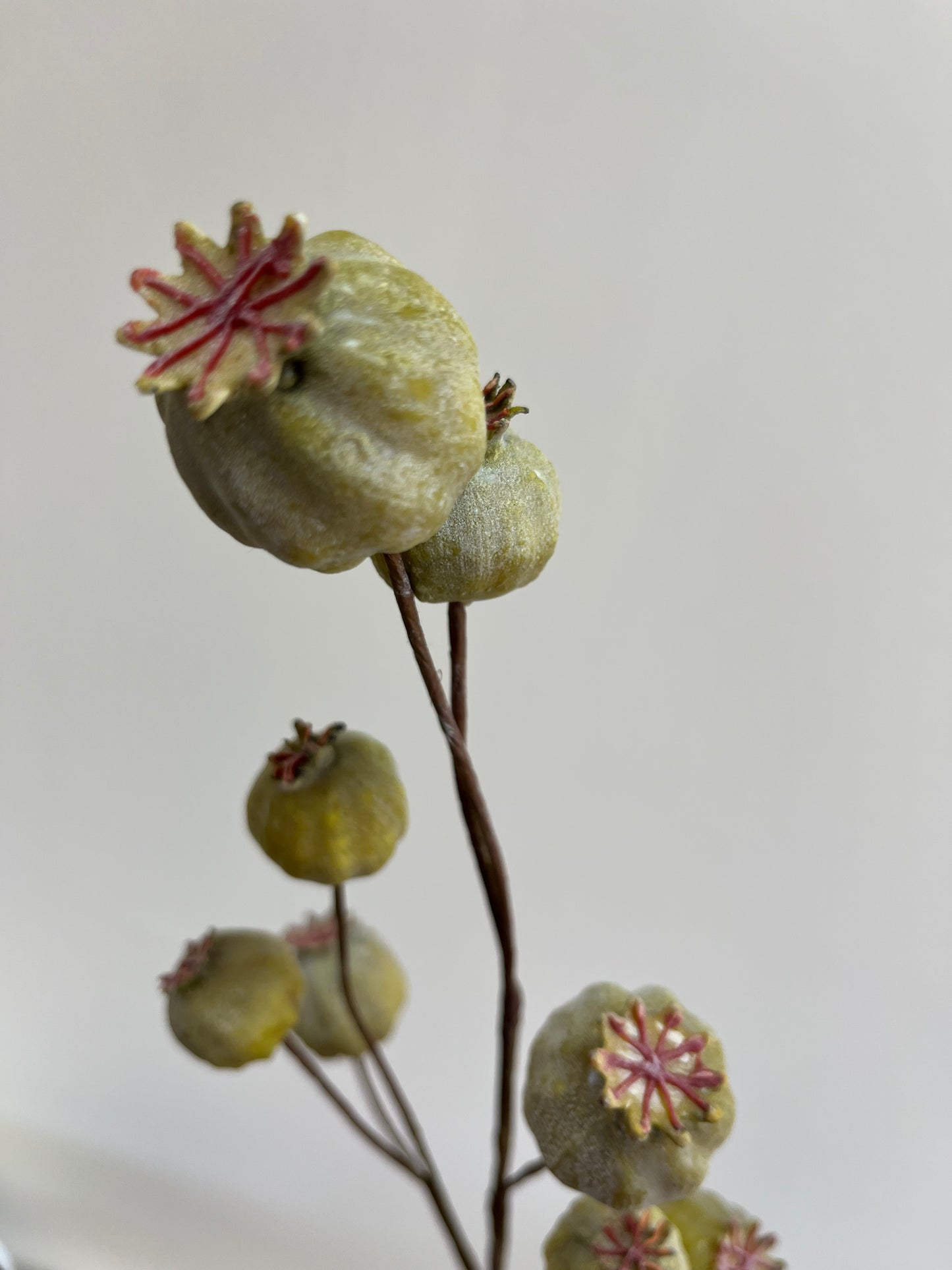 Pastel Peony, Roses and Papaver, Dusky Pink and White Mix Faux Flowers