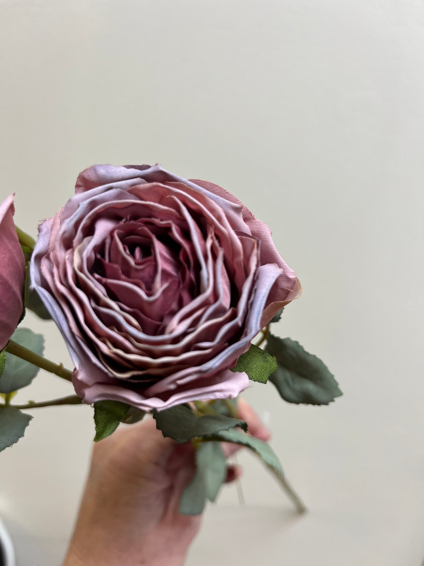 Pastel Peony, Roses and Papaver, Dusky Pink and White Mix Faux Flowers