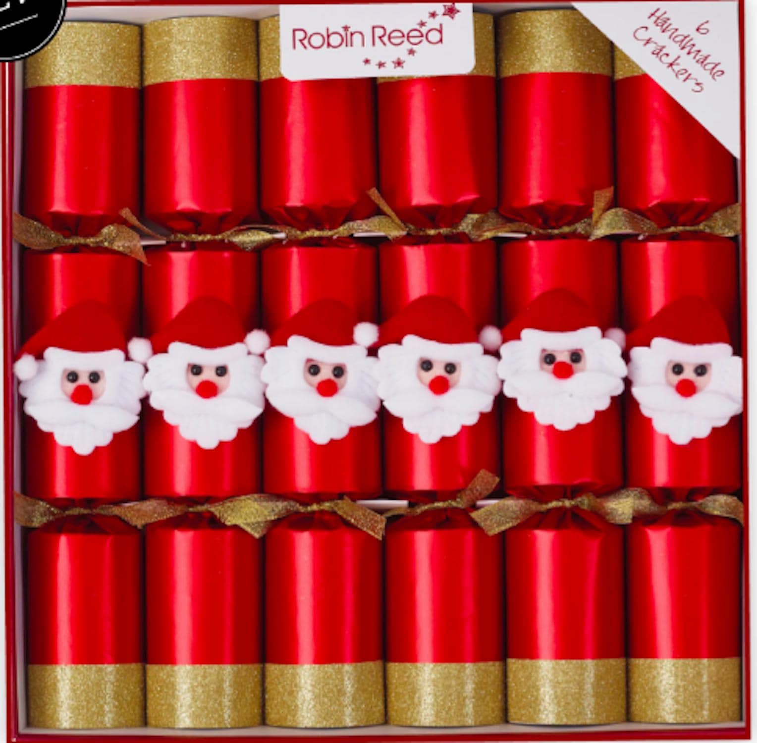 Jolly Santa Christmas Crackers by Robin Reed