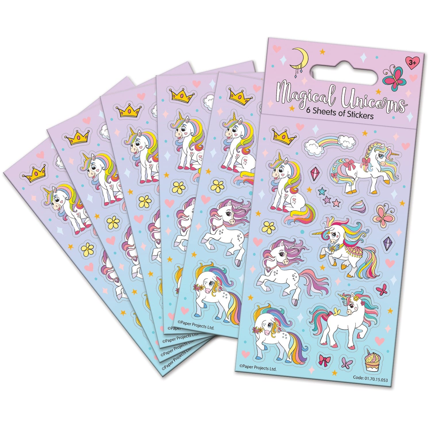 Magical Unicorn Party Stickers by Paper Projects