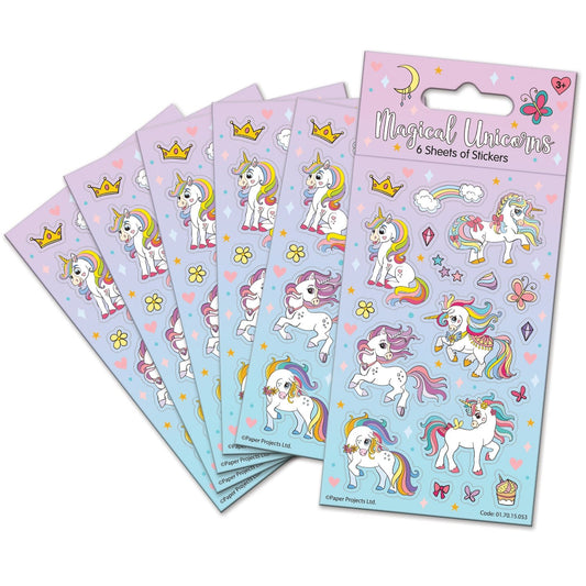 Magical Unicorn Party Stickers by Paper Projects