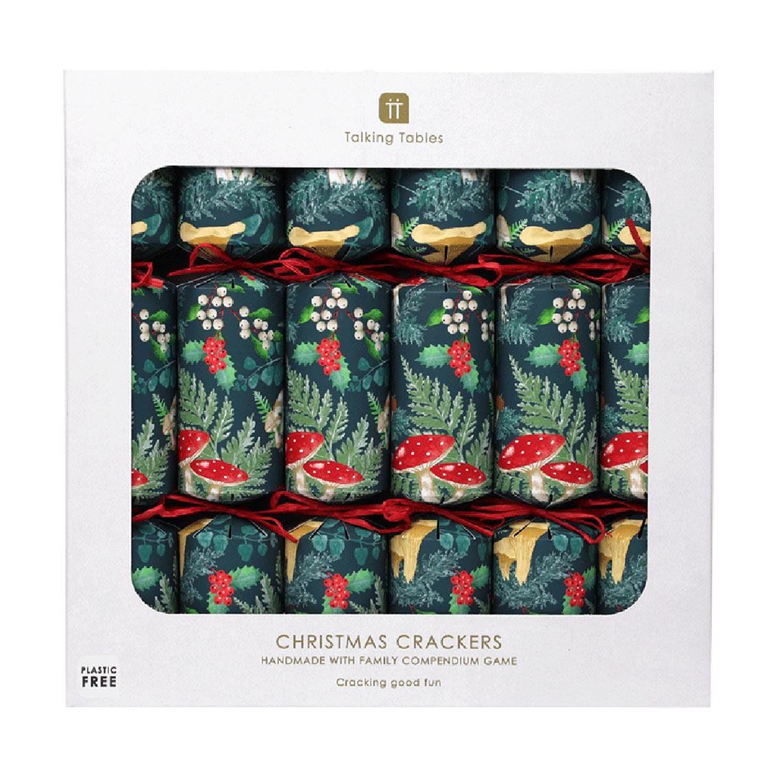 Midnight Forest Christmas Crackers by Talking Tables