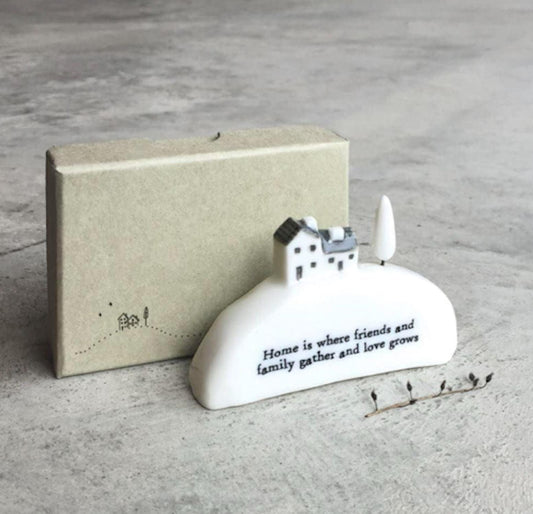 Mini Porcelain House in a Box by East of India 