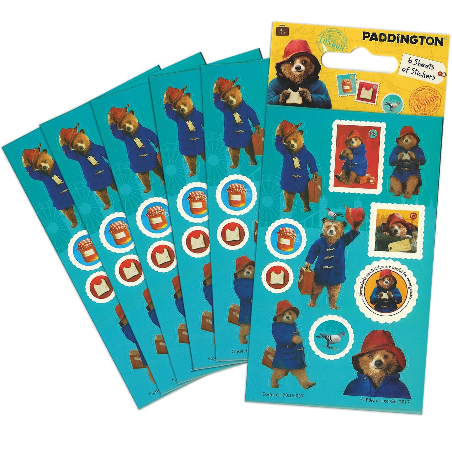 Paddington from the Movie Party Stickers by Paper Projects