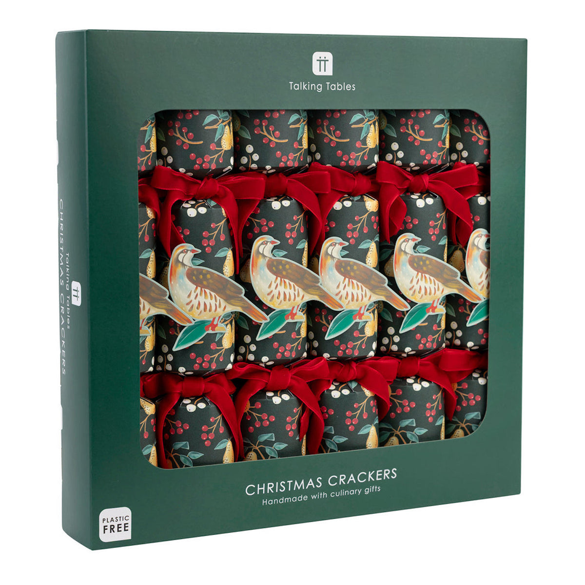 Partridge and Pear Christmas Crackers One Posh Party 