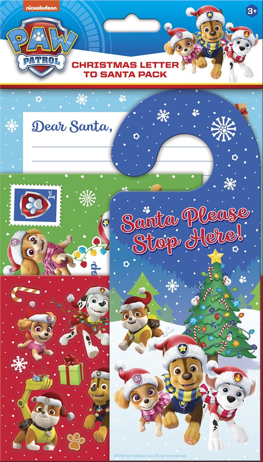Paw Patrol Letter to Santa - One Posh Party 
