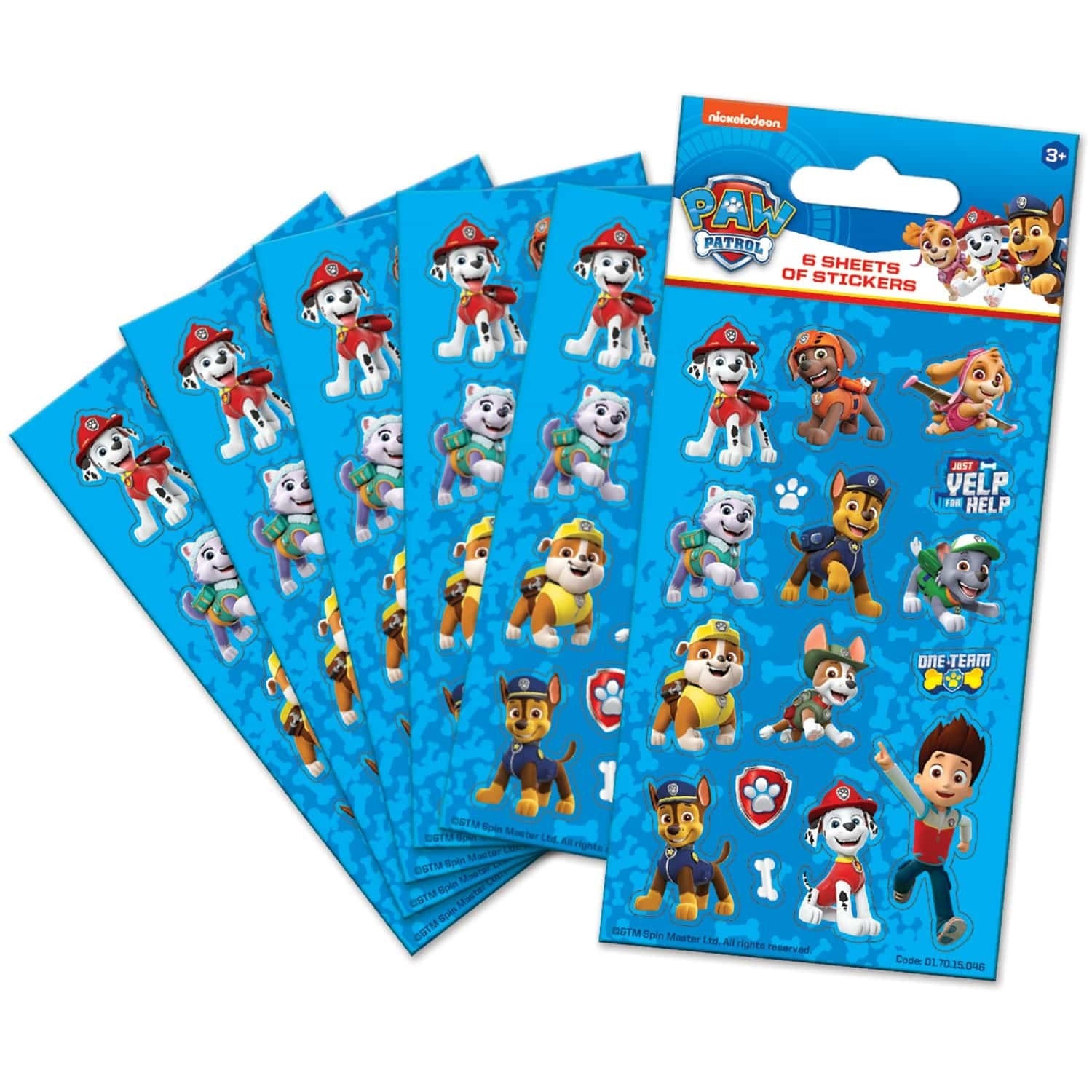 Paw Patrol Party Stickers by Paper Projects